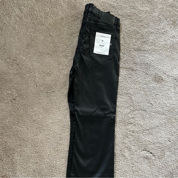 Wednesday high rise coated bootcut-black NWT - Picture 6 of 7